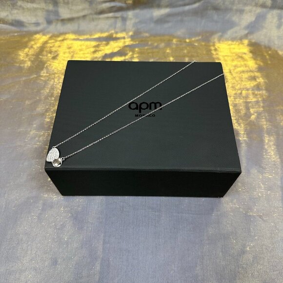 APM Monaco Galet Sterling Silver Silver Necklace - Picture 5 of 6